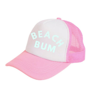 Beach Bum Pink Trucker Hat, Sweet Wink, Beach Bum, Beach Bum Pink Trucker Hat, Girl Hat, Girls Hat, JAN23, Sweet Wink, Sweet Wink Beach Bum, Sweet Wink Trucker Hat, Trucker Hat, Hat - Basical