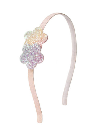 Sweet Wink Pastel Flower Glitter Hard Headband, Sweet Wink, Headband, JAN23, Pastel Flower Glitter Hard Headband, Sweet Wink, Sweet Wink Headband, Sweet Wink Pastel Flower, Sweet Wink Pastel 