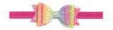 Sweet Wink Bright Rainbow Glitter Bow Hot Pink Headband, Sweet W, Black Friday, Bright Rainbow Bow, cf-type-headband, cf-vendor-sweet-w, Cyber Monday, Headband, Rainbow, Rainbow Bow Headband,