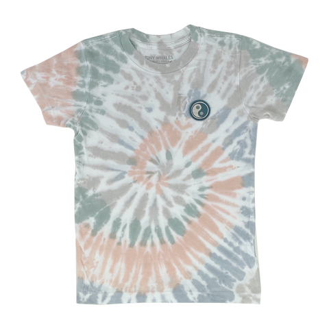 Tiny Whales Humboldt Multi Color  Tie Dye S/S Tee, Tiny Whales, Boys Clothing, cf-size-7y, cf-type-shirt, cf-vendor-tiny-whales, CM22, Made in the USA, Tiny Whales, Tiny Whales Boys Clothing,