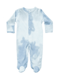 Baby Noomie Blue Tie Dye Footie with Snaps, Noomie, Baby Noomie, Baby Noomie Blue Tie Dye Footie with Snaps, Baby Noomie Tie Dye Footie with Snaps, Baby Noomie Tye Dye, Baby oomie, Cyber Mond