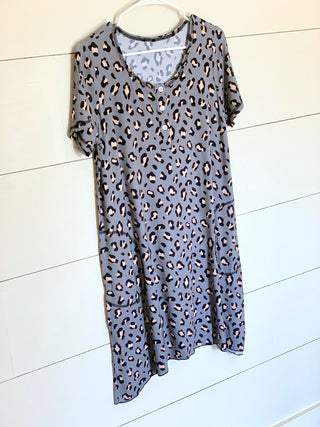 Kozi & Co Mommy + Me Women's Sleep Gown (4 Prints), Kozi & co, CM22, Kozi & Co, Kozi & Co Mommy & Me, Kozi & Co Mommy + Me Women's Henley Top (4 Prints), Kozi & Co Mommy + Me Women's Sleep Go