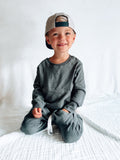 Little Bipsy Pocket Pullover - Pewter, Little Bipsy Collection, cf-size-9-10y, cf-type-pullover, cf-vendor-little-bipsy-collection, CM22, JAN23, Little Bipsy, Little Bipsy Collection, Little 