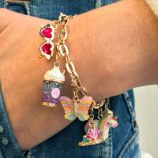 Charm It! Gold Chain Bracelet, Charm It!, Bracelet, cf-type-necklaces, cf-vendor-charm-it, Charm Bracelet, Charm It!, Charm It! Bracelet, Charm It! Chain Bracelet, Gold Charm Bracelet, High I