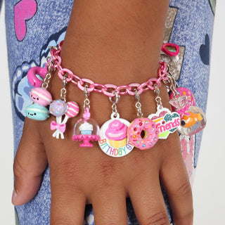 Charm It! Pink Chain Bracelet, Charm It!, Bracelet, cf-type-bracelets, cf-vendor-charm-it, Charm Bracelet, Charm It!, Charm It! Bracelet, Charm It! Chain Bracelet, Charm It! Pink Chain Bracel