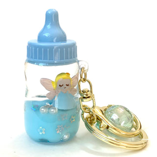 bcmini Fairy Bottle Angel Charm Keyring, BCMINI, Baby Bottle Keychain, bcmini, cf-type-keychain, cf-vendor-bcmini, Fairy, Keychain, Stocking Stuffer, Stocking Stuffers, Keychain - Basically B