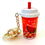 bcmini Double Cover Fruit Cup Charm Keyring, BCMINI, bcmini, Fruit Cup, Keychain, Stocking Stuffer, Stocking Stuffers, Keychain - Basically Bows & Bowties