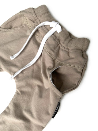 Little Bipsy Joggers - Sand, Little Bipsy Collection, JAN23, LBSS22, Little Bipsy, Little Bipsy Collection, Little Bipsy Joggers, Little Bipsy Sand, Sand, Joggers - Basically Bows & Bowties