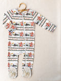 Velvet Fawn Ticket, Please! Zipper Footie Jammies, Velvet Fawn, All Things Holiday, cf-size-3-6-months, cf-type-footie, cf-vendor-velvet-fawn, Christmas, Christmas Pajama, Christmas Pajamas, 
