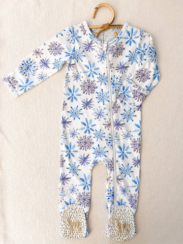 Velvet Fawn Winter Magic Zipper Footie Jammies, Velvet Fawn, All Things Holiday, cf-size-0-3-months, cf-size-6-12-months, cf-type-footie, cf-vendor-velvet-fawn, Christmas, Christmas Pajama, C