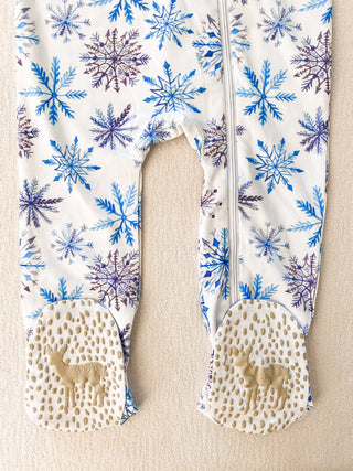 Velvet Fawn Winter Magic Zipper Footie Jammies, Velvet Fawn, All Things Holiday, cf-size-0-3-months, cf-size-6-12-months, cf-type-footie, cf-vendor-velvet-fawn, Christmas, Christmas Pajama, C