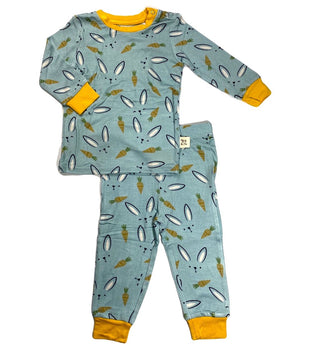 Kozi & Co Hello Bunny L/S Pajama Set with Pants, Kozi & co, CM22, Els PW 5060, Kozi, Kozi & Co, Kozi & Co Hello Bunny, Kozi & Co Hello Bunny L/S Pajama Set with Pants, Kozi & Co Hello Bunny L