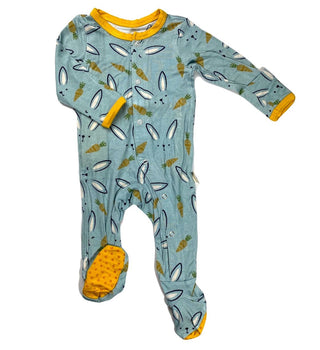 Kozi & Co Hello Bunny Footie, Kozi & co, CM22, Easter, Easter Bunny, Els PW 5060, Footie, Footie with Snaps, Kozi, Kozi & Co, Kozi & Co Footie, Kozi & Co Footie with Snaps, Kozi & Co Hello Bu
