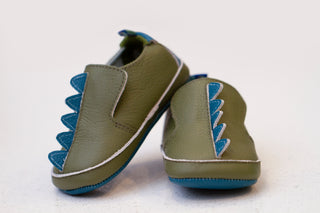 KicKee Pants Moss Green Dinosaur Scales Leather Slip On Shoe, KicKee Pants, Black Friday, CM22, Cyber Monday, Dinosaur Scale Shoes, Dinosaur Scales Shoe, Els PW 8258, End of Year, End of Year