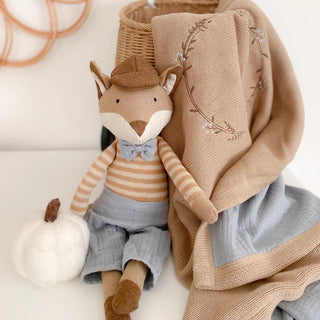 Mon Ami Felix the Fox Linen Doll, Mon Ami, cf-type-stuffed-animals, cf-vendor-mon-ami, Doll, Felix the Fox, Fox, Fox Plush Doll, Mon Ami, Mon Ami Designs, Plush Doll, Plush Fox, Stuffed Anima