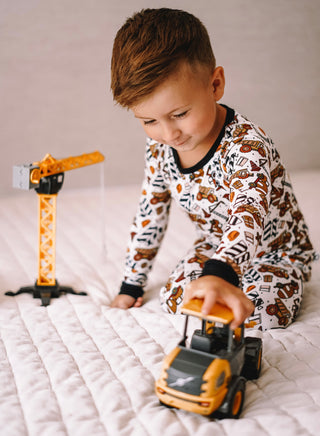 Dream Big Little Co Loads of Dreamz L/S Dream Set, Dream Big Little Co, cf-size-2t, cf-size-7-8, cf-type-pajamas, cf-vendor-dream-big-little-co, Construction, DBLC, Dream Big Little Co, Dream