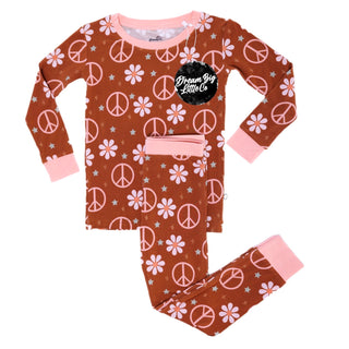 Dream Big Little Co Peaceful Dreamz L/S Dream Set, Dream Big Little Co, cf-size-2t, cf-size-3t, cf-size-4t, cf-size-5-6, cf-size-7-8, cf-type-pajamas, cf-vendor-dream-big-little-co, CM22, DBL