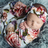 Posh Peanut Country Rose Swaddle & Headband Set, Posh Peanut, Posh Peanut, Posh Peanut Country Rose, Posh Peanut Country Rose Swaddle & Headband Set, Posh PEanut Rose, Posh Peanut Rose Swaddl