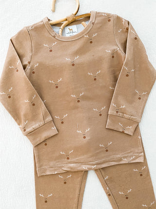 Velvet Fawn Reindeer Games 2pc Pajama Set, Velvet Fawn, All Things Holiday, Christmas, Christmas Pajama, Christmas Pajamas, CM22, Holiday Pajama, Holiday Pajamas, Jolly Holiday Sale, Pajamas,