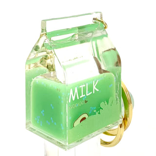 bcmini Fruit Milk Carton Charm Keyring, BCMINI, bcmini, cf-type-keychain, cf-vendor-bcmini, Fruit Milk Keychain, Keychain, Stocking Stuffer, Stocking Stuffers, Keychain - Basically Bows & Bow