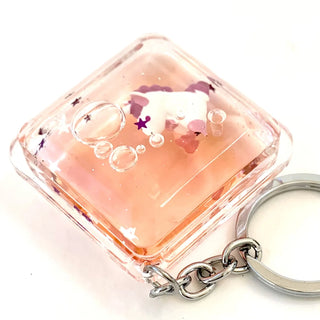 bcmini Floating Unicorn Charm Keyring, BCMINI, bcmini, Bear, cf-type-keychain, cf-vendor-bcmini, Keychain, Stocking Stuffer, Stocking Stuffers, Unicorn, Unicorn Keychain, Unicorns, Keychain -