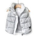 Little Bipsy Sherpa Lined Puffer Vest - Ice, Little Bipsy Collection, cf-size-12-18-months, cf-size-2t-3t, cf-size-4t-5t, cf-type-vest, cf-vendor-little-bipsy-collection, Ice, JAN23, Little B
