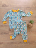 Kozi & Co Garden Gnome L/S Pajama Set with Pants, Kozi & co, CM22, Els PW 5060, Kozi, Kozi & Co, Kozi & Co Garden Gnome, Kozi & Co Garden Gnome L/S Pajama Set with Pants, Kozi & Co Long Sleev