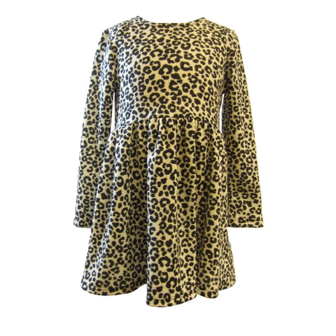 Little Mass Leopard Dress w/Ruffle Skirt, Little Mass, cf-size-7, cf-type-dresses, cf-vendor-little-mass, Dress, JAN23, Leopard, Leopard Dress, Little Mass, Little Mass Dress, Little Mass Leo