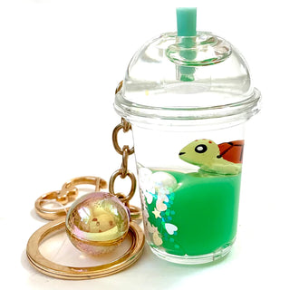 bcmini Pastel Animal Dome Boba Charm Keyring, BCMINI, bcmini, cf-type-keychain, cf-vendor-bcmini, Keychain, Pastel Animal Dome, Stocking Stuffer, Stocking Stuffers, Keychain - Basically Bows 