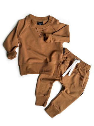 Little Bipsy Joggers - Spiced Cider, Little Bipsy Collection, CM22, JAN23, Little Bipsy, Little Bipsy Collection, Little Bipsy Fall 2022, Little Bipsy Joggers, Little Bipsy Spiced Cider, Spic