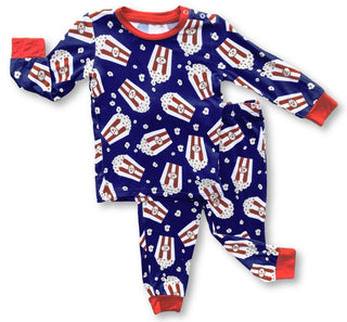 Kozi & Co Popcorn L/S Pajama Set with Pants, Kozi & co, CM22, Kozi & Co, Kozi & Co Circus, Kozi & Co Coverall with Zipper, Kozi & Co Fall 2020, Kozi & Co L/S Pajama Set with Pants, Kozi & Co 