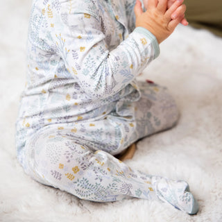 Magnetic Me Imagine Forest Modal Magnetic Footie, Magnificent Baby, Aloe, Baby Shower, Baby Shower Gift, cf-size-6-9-months, cf-size-preemie, cf-type-footie, cf-vendor-magnificent-baby, CM22,