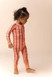 In My Jammers Peachy Plaid Zipper Romper, In My Jammers, Bamboo, Bamboo Pajamas, cf-size-0-3-months, cf-size-12-18-months, cf-size-6-9-months, cf-size-9-12-months, cf-type-pajamas, cf-vendor-