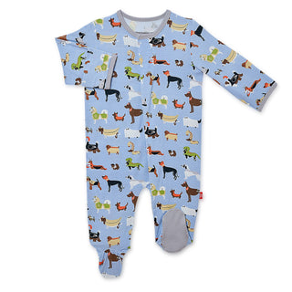 Magnetic Me In-Dognito II Modal Magnetic Footie, Magnificent Baby, Baby Boy, Baby Boy Clothing, Baby Clothing, Baby Gift, Baby Shower, Baby Shower Gift, CM22, Dog, Dogs, Elepahnts, Footie, JA