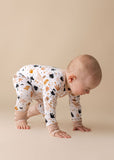 In My Jammers Dino Dude Zipper Romper, In My Jammers, Bamboo, Bamboo Pajamas, cf-size-12-18-months, cf-size-18-24-months, cf-size-2t, cf-size-6-9-months, cf-type-pajamas, cf-vendor-in-my-jamm