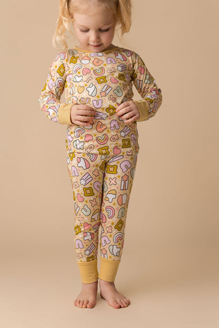 In My Jammers Lucky You L/S 2pc PJ Set, In My Jammers, Bamboo, Bamboo Pajamas, In My Jammers, In My Jammers L/S 2pc PJ Set, Jammers, Lucky You, Pajamas, St Patrick's Day, Pajamas - Basically 