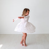 Posh Peanut Jamie Polka Dot L/S Twirl Dress, Posh Peanut, Cyber Monday, Dress, Polka Dot Twilr Dress, Posh PEanut, Posh Peanut Jamie Polka Dot, Posh Peanut Jamie Polka Dot L/S Twirl Dress, Po