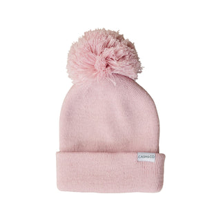 Cash & Co Lolli Beanie, Cash & Co, Beanie, Cash & Co Beanie, Cash & Co Hat, Cash & co., Cash and Co Beanie, Cash and Company, Hat, Hats, Kid Hat, Kids Hat, Pink Beanie, Pom Beanie, Hat - Basi