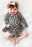 Posh Peanut Tan Lana Leopard L/S Twirl Skirt Bodysuit, Posh Peanut, Baby, Infant, Posh Custom Sale, Posh PEanut, Posh Peanut L/S Twirl Skirt Bodysuit, Posh Peanut Lana Leopard, Posh Peanut Ta