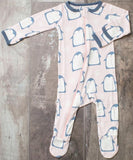 Bestaroo Pink Penguins Footie with Zipper, Bestaroo, Bestaroo, Bestaroo Footie, Bestaroo Penguins, Bestaroo Pink Penguins, Bestaroo Pink Pneguin Footie with Zipper, Bestaroo Zipper Footie, Bl
