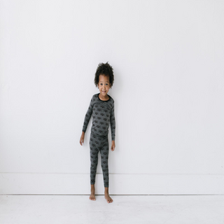 KicKee Pants Stone Spiders L/S Pajama Set, KicKee Pants, CM22, Halloween, Halloween Pajamas, KicKee, KicKee Pants, KicKee Pants Everyday Celebrations, KicKee Pants Halloween, KicKee Pants L/S