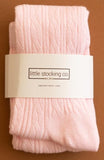 Little Stocking Co Cable Knit Tights - Light Pink, Little Stocking Co, Cable Knit Tights, Cyber Monday, Little Stocking Co, Little Stocking Co Cable Knit Tights, Little Stocking Co Light Pink
