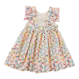 Pink Chicken Liv Dress - Tile Mosaic, Pink Chicken, Liv Dress, Pink Chicken, Pink Chicken Liv, Pink Chicken Liv Dress, Pink chicken Multi Tile Mosaic, Pink Chicken Resort 2021, Pink Chicken T