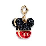 Charm It! Gold Glitter Mickey Mouse Icon Charm, Charm It!, cf-type-charms-&-pendants, cf-vendor-charm-it, Charm Bracelet, Charm It Charms, Charm It!, Charm It! Gold Glitter Mickey Mouse Icon 