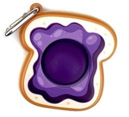 OMG Mega Pop Keychain - BFF Edition PB & J, Top Trenz, Fidget toy, Figet toy, In N Out Pop It, Jelly Pop It, Peanut Butter Pop It, Pop It Fidget Toy, Pop It KeyChain, Pop It Toy, Stocking Stu