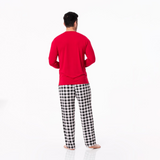 KicKee Pants Midnight Holiday Plaid Men's L/S Pajama Set, KicKee Pants, 2pc Pajama Set, All Things Holiday, CM22, Jolly Holiday Sale, KicKee, KicKee Pajamas, KicKee Pants, KicKee Pants Men's 