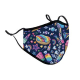 Kids Funfetti Fashion Face Mask by Top Trenz - Small: 3-7 Years, Top Trenz, Child Face Mask, Child Face MAskCute Kids Face MAsk, Children's Mask, Cute Kids Face Mask, Els PW 11399, Face Mask,
