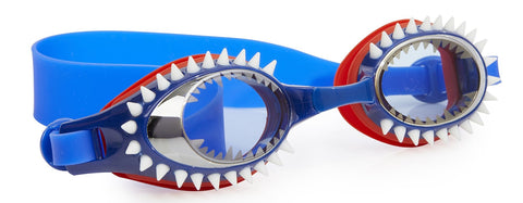 Bling2o Fish N Chips Swim Goggles, Bling2o, Bling 2o, Bling 2o Goggles, Bling2o, Bling2o Fish N Chips Hammerhead Blue Swim Goggles, Bling2o Fish N Chips Tiger Shark Navy Swim Goggles, Bling2o