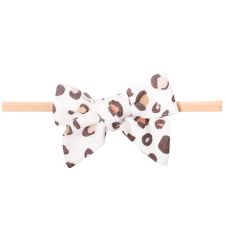 Copper Pearl Millie Classic Nylon Bow Headband, Copper Pearl, Animal Print, cf-type-headband, cf-vendor-copper-pearl, Copper Pearl, Copper Pearl Animal Print, Copper Pearl Bow, Copper Pearl C