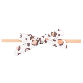 Copper Pearl Millie Ribbon Nylon Bow Headband, Copper Pearl, Animal Print, cf-type-headband, cf-vendor-copper-pearl, Copper Pearl, Copper Pearl Animal Print, Copper Pearl Bow, Copper Pearl He